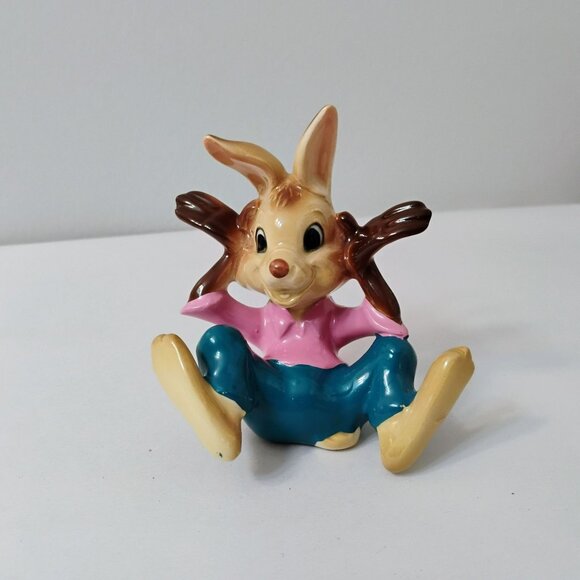 Vintage Disney Porcelain Figure Song of the South Brer Rabbit Splash Mountain